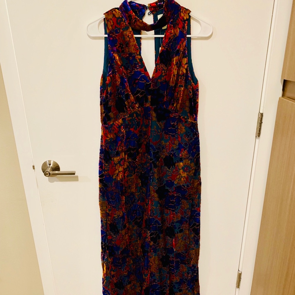 Anthropologie Velvet Jumpsuit NWT